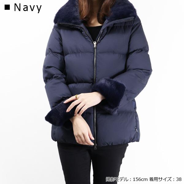 HERNO（ヘルノ） Fur Down Jacket ダウンジャケット フェイクファー