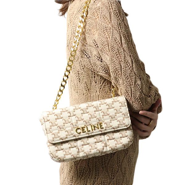 CELINE（セリーヌ） ショルダーバッグ Celine Logo Triomphe Chain