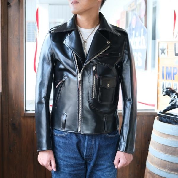 Y'2 LEATHER ワイツーレザー【HR-55】【VINTAGE HORSE D-POCKET DOUBLE