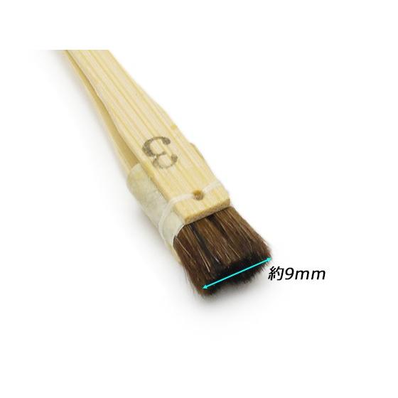 すり込み刷毛 3号 9mm【メール便対応】 [協進エル] レザークラフト工具