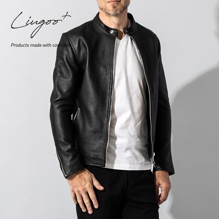 Liugoo Leathers LIUGOO PLUS 本革 シングルライダースジャケット