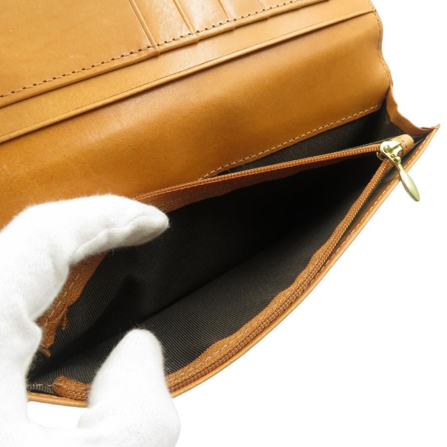 未使用 ロカド シェルコードバン イタリア馬革 ブラック 二つ折り 長