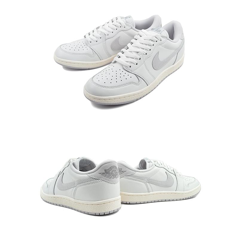 エア ジョーダン 1 NIKE AIR JORDAN LOW 85 summit white/lt smoke