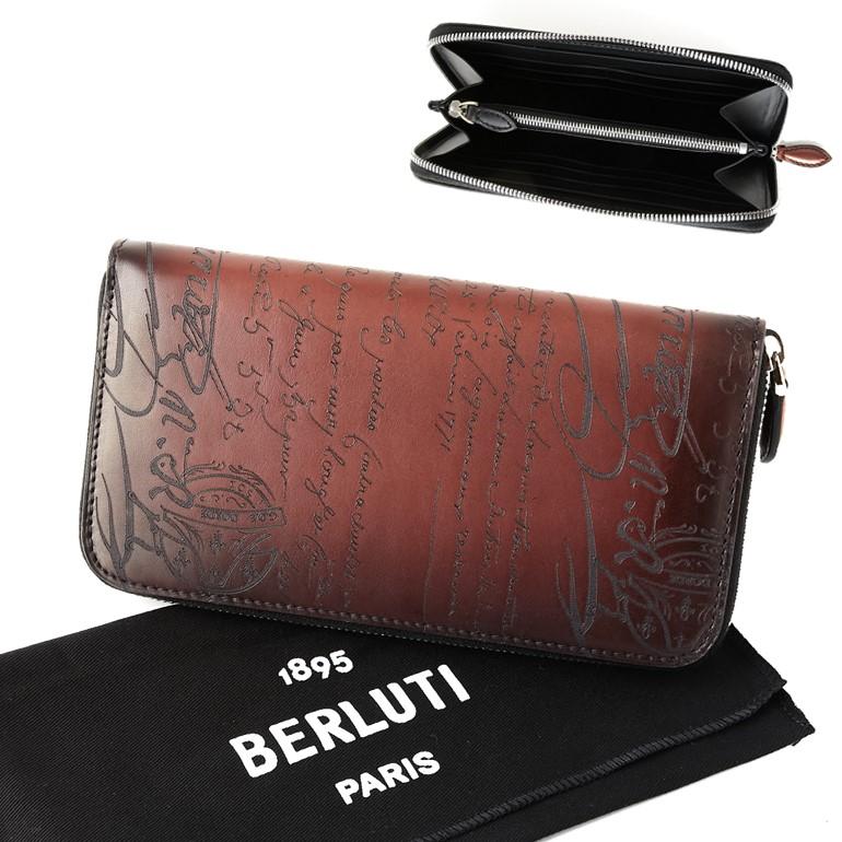 Berluti（ベルルッティ） イタウバ ネオ スクリットレザーロングジップ