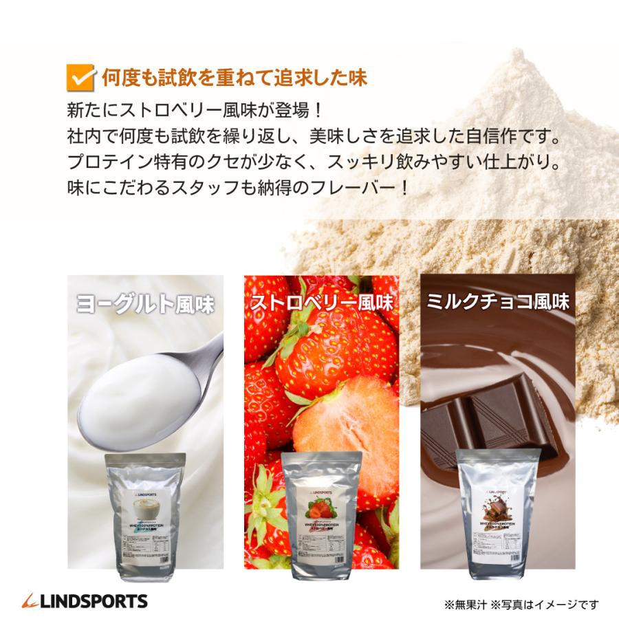 ホエイ100%プロテイン 3kg ヨーグルト風味 ストロベリー風味
