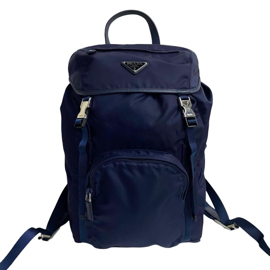 PRADA（プラダ） 極 美品 希少品 三角ロゴ 金具 サフィアーノ レザー