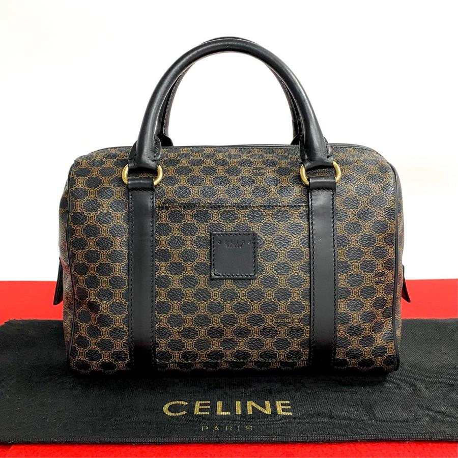 CELINE（セリーヌ） 極 美品 ヴィンテージ マカダム ブラゾン 柄 ロゴ