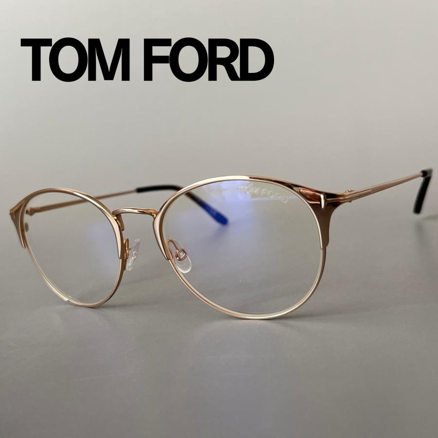 TOM FORD EYEWEAR トムフォード メガネ ゴールド メタル ブラウン