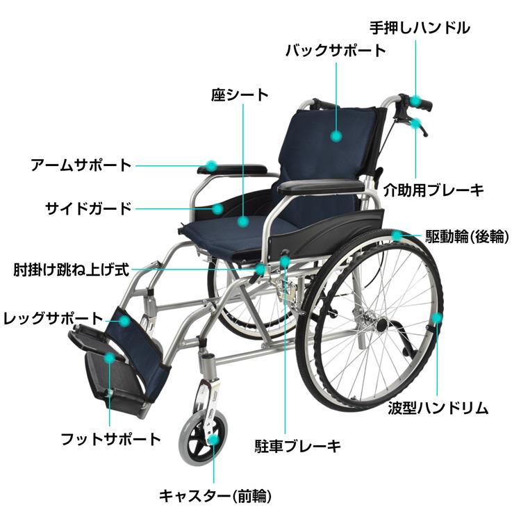 車椅子 自走介助 兼用 非課税 車いす 車イス 軽量 折りたたみ 折り畳み