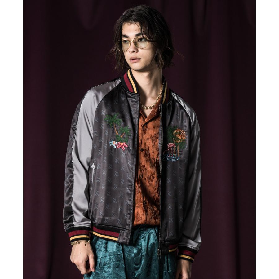 glamb（グラム） スカジャン メンズ Monogram Ska Jumper モノグラム