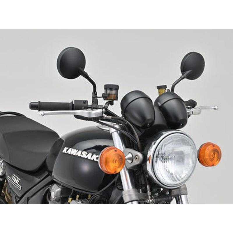 DAYTONA デイトナ ハイビジミラー Z2 モンスターミラー ブラック