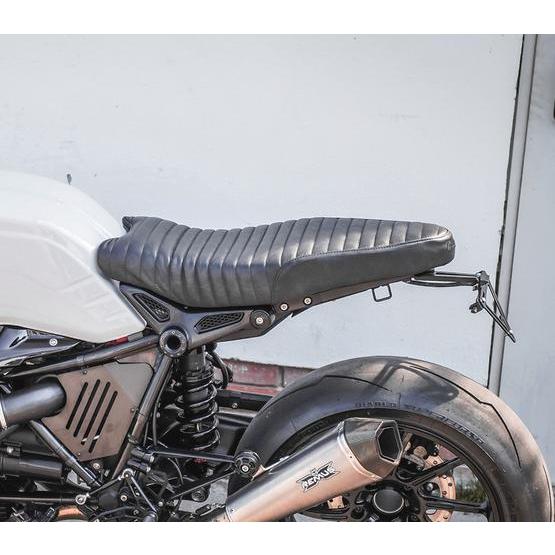 BMW RnineT シート 本革 ブラック タックロール RAISCH : モトパーツ