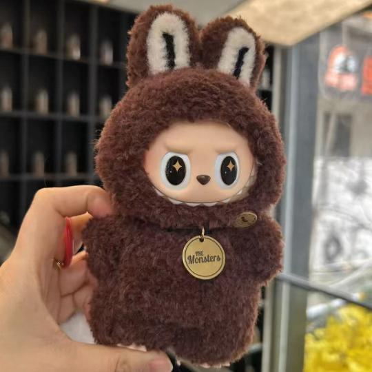 新品2点セット labubuラブブぬいぐるみ服17cm着せ替え着ぐるみ : 夢