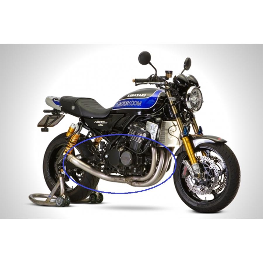 K-FACTORY（ケイファクトリー） Z900RS CLR エキパイ単品 差込み径φ60