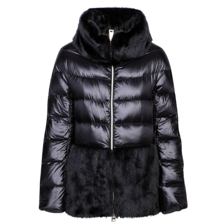 HERNO（ヘルノ） ダウン エコファー ダウンジャケット レディース