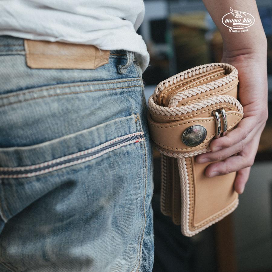 栃木レザー バイカーズウォレット ライダースウォレット レザー