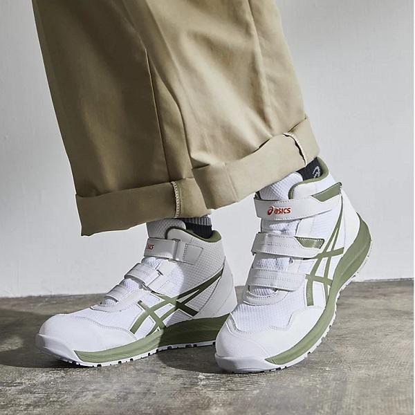 ASICS（アシックス） ウィンジョブ CP216 100 ホワイト×ライケン