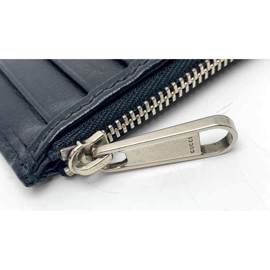 GUCCI グッチ ブラック 黒 グレー GGスプリーム フラグメントケース