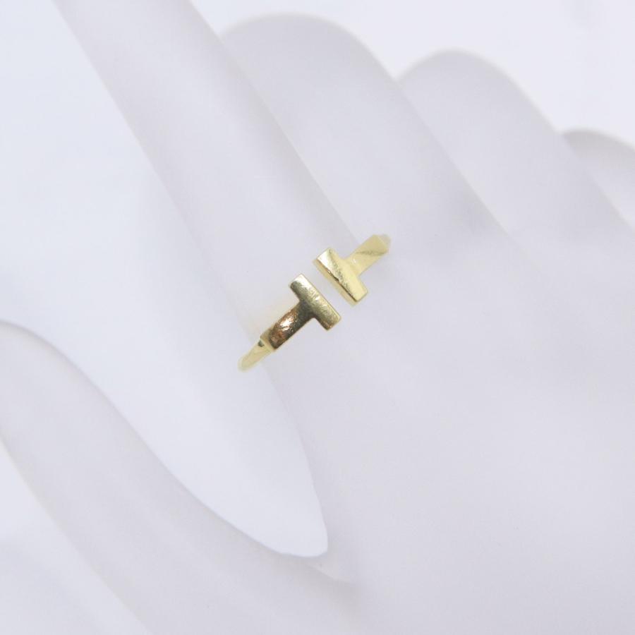 TIFFANY&Co.（ティファニー） 750 K18 Tワイヤー リング イエロー
