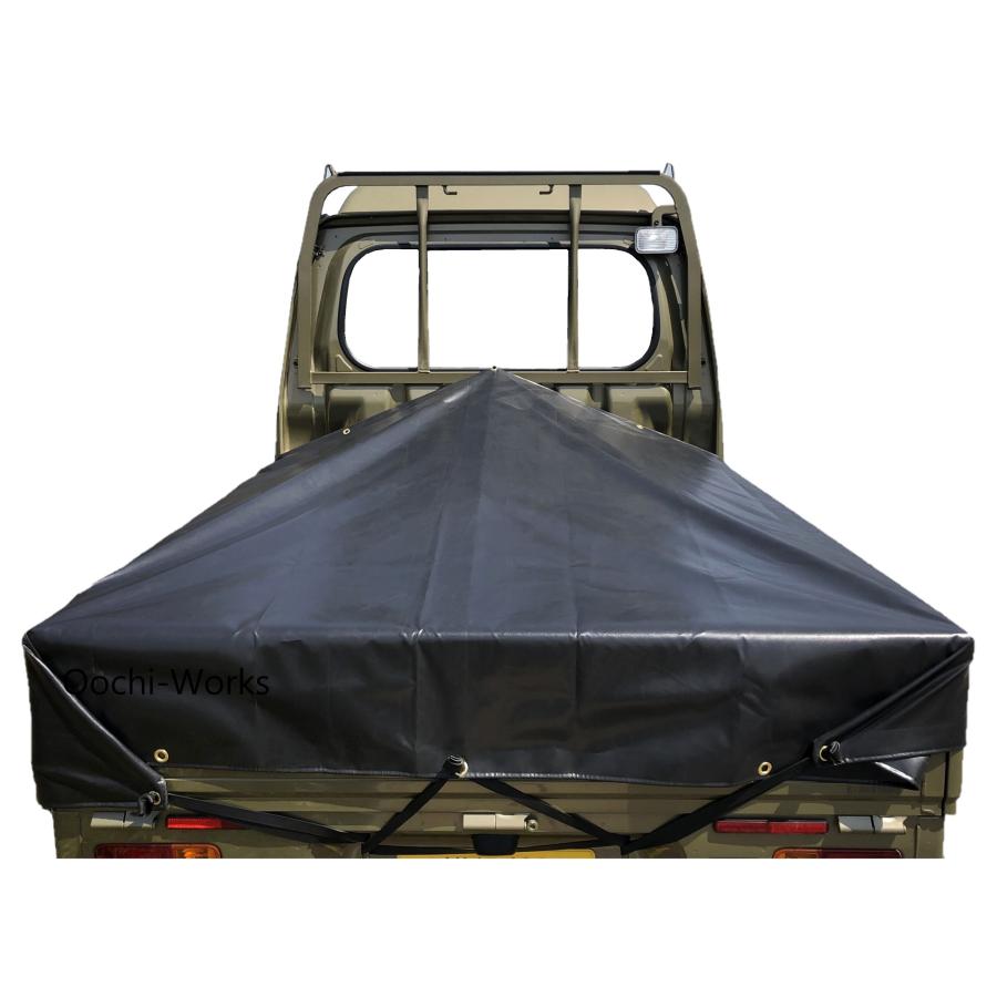 ハイゼットジャンボシート スロープ型 シート単品 ブラック (前部)2.0