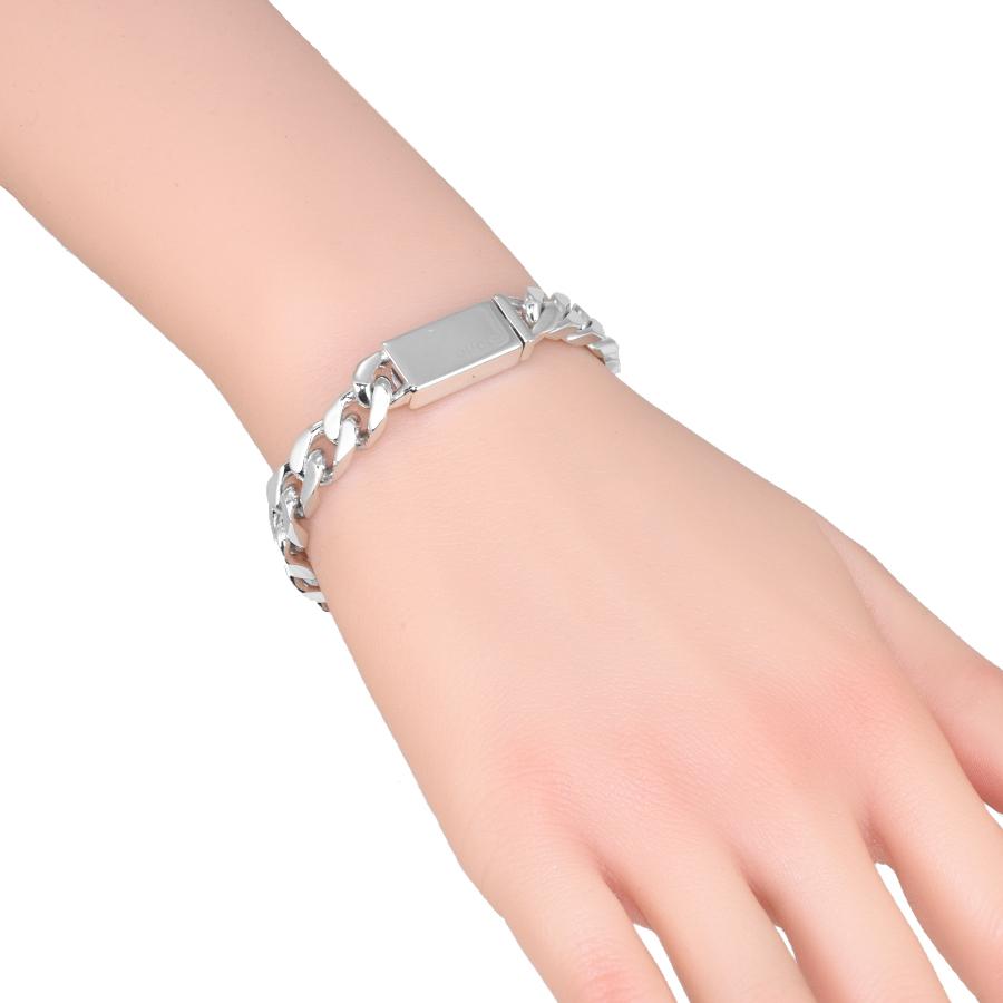 GUCCI（グッチ） フラット リンク チェーン ブレスレット スターリング