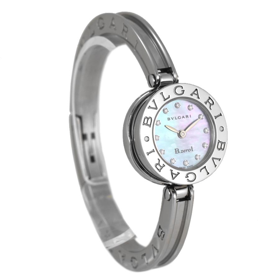 BVLGARI（ブルガリ） 時計 B-zero1 12Pダイヤ BZ22S ブルーシェル文字