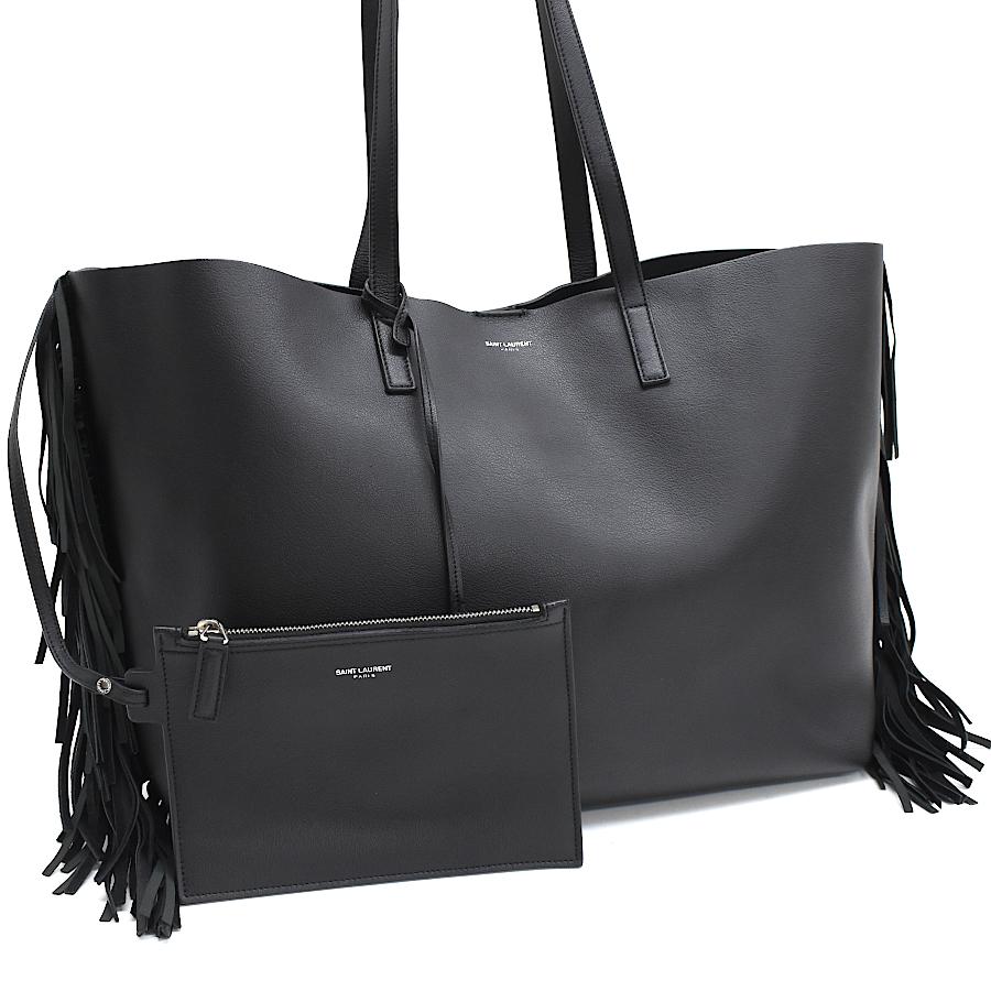 SAINT LAURENT 新品同様 サンローランパリ トートバッグ レザー