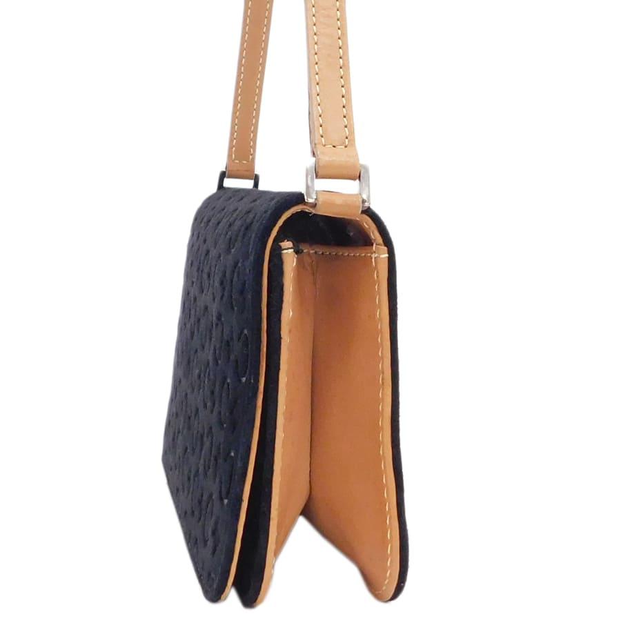 CELINE（セリーヌ） アクセサリーポーチ Cマカダム スエード MC01 1