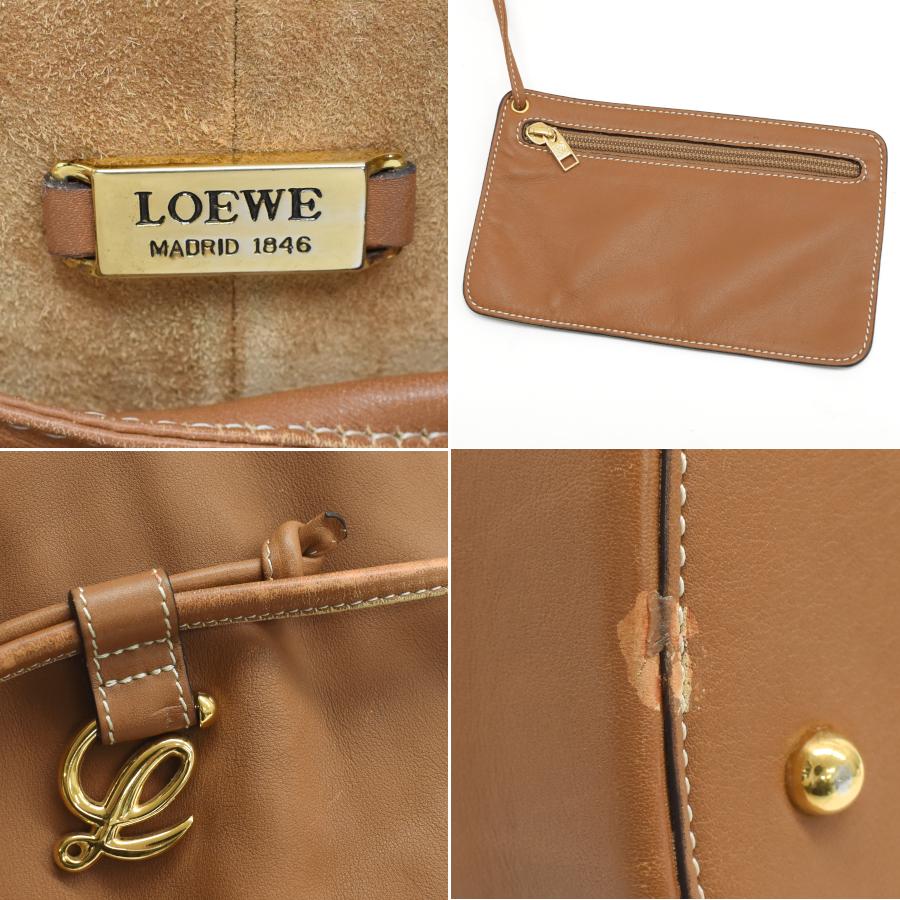 LOEWE（ロエベ） バックパック リュックサック ワンショルダー レザー