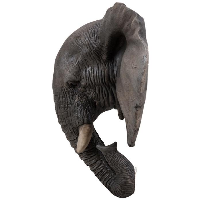 アニマルヘッド壁掛け ゾウ 象グッズ 置物 縁起物 風水 woobia 動物