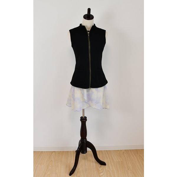 バレエ ダンス ベスト フリース 黒 Mihorobe ミホローブ : バレエ専門