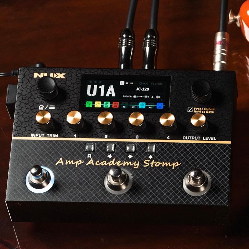 在庫在り 即納可能》NUX Amp Academy Stomp 幅広い調整が可能なアンプ