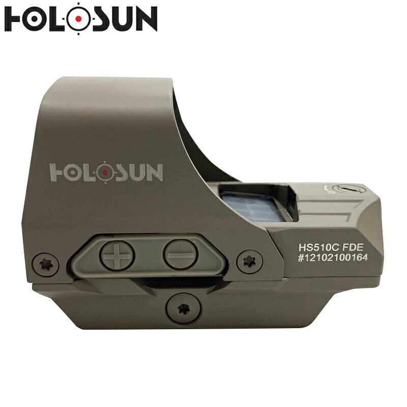 HOLOSUN ドットサイト HS510C-FDE Open Reflex レッド サークル ダット