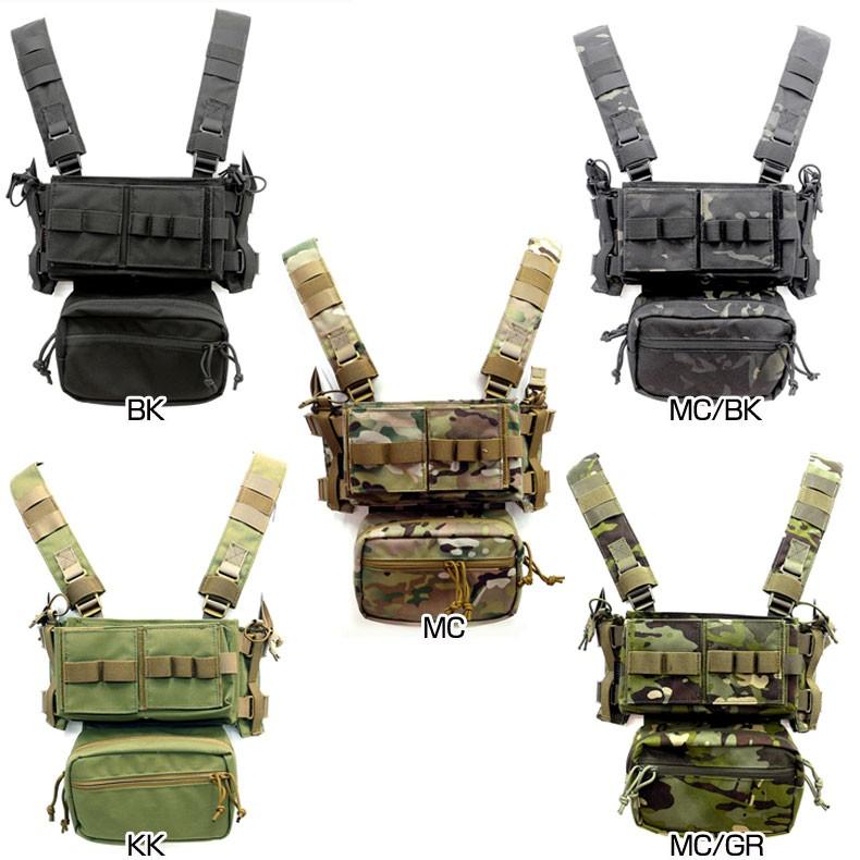 スピリタスtype マイクロチェストリグ 9点set 5.56＆7.62mm＆ピストル