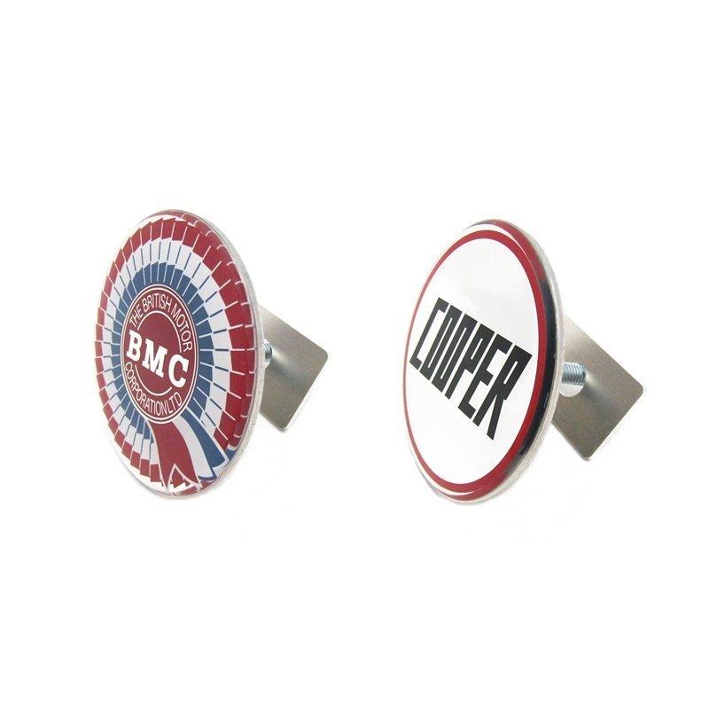 ローバーミニ/クラシックミニ グリルバッジ 2個セット : MINI DELTA