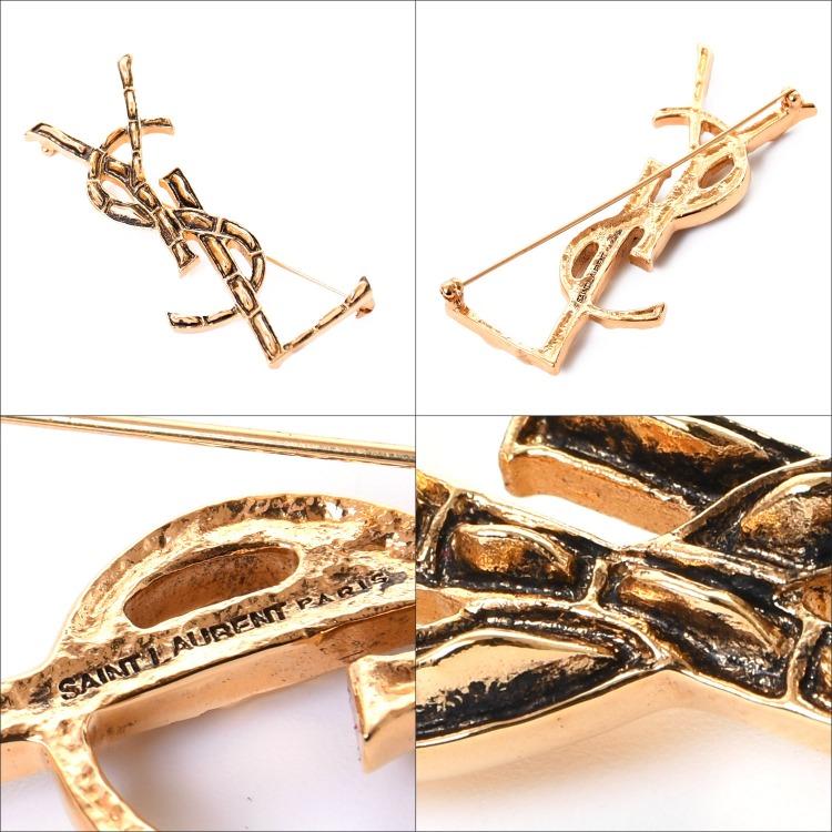 SAINT LAURENT [在庫処分] サンローラン ブローチ カサンドラ