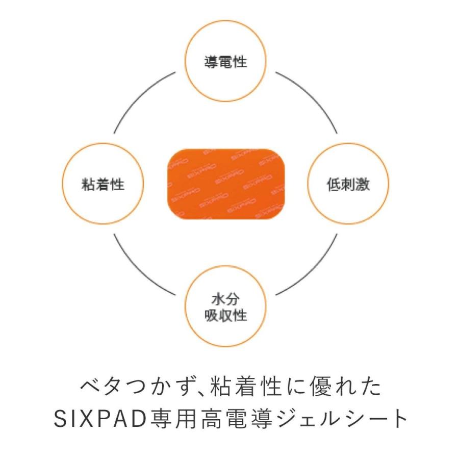 SIXPAD（シックスパッド） アブズフィット2 高電導ジェルシート × 6個