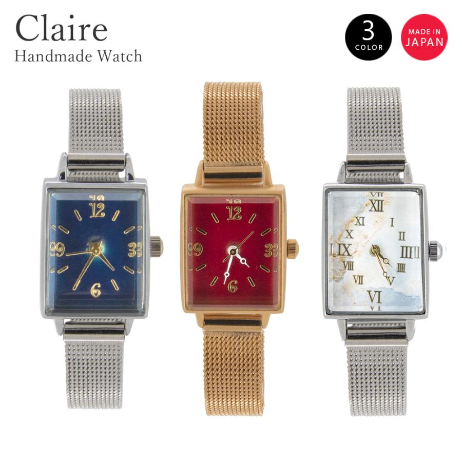 MU-RA（ムーラ） 日本製 腕時計 レディース スクエアケース クォーツ