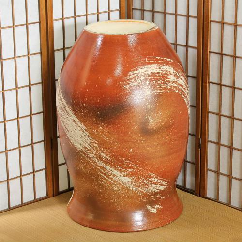 ポイント15倍]信楽焼 大きな 花瓶 金彩 25号 おしゃれ 大壺 つぼ ツボ