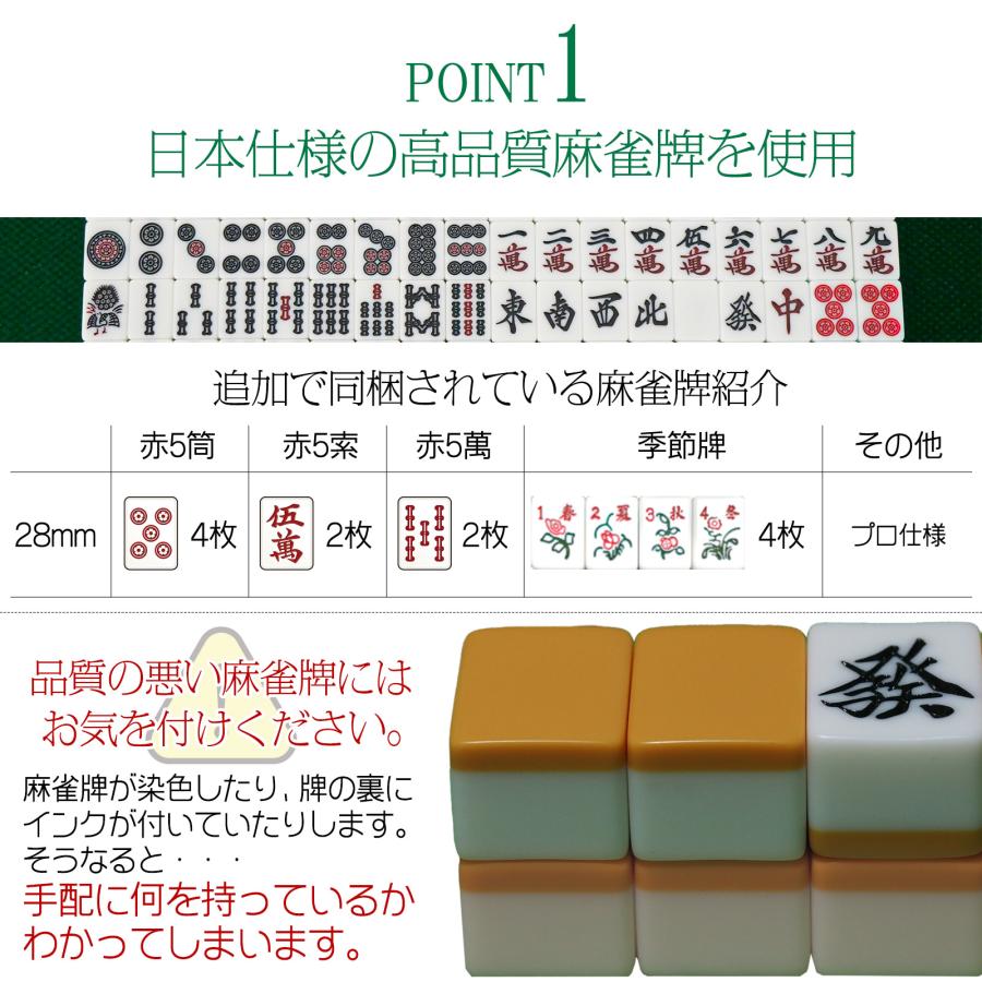雀鳳（JONGHO） 全自動麻雀卓 点数表示 28mm 麻雀卓 全自動 折りたたみ
