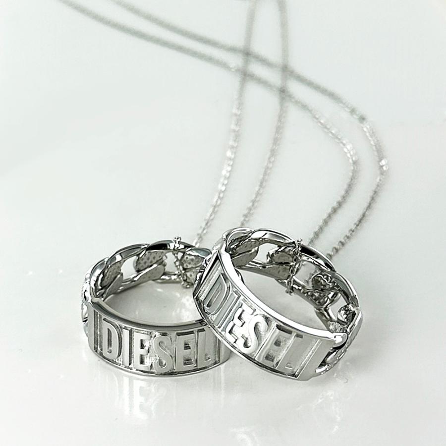 DIESEL（ディーゼル） ラッピング済 ギフトセット ペアネックレス