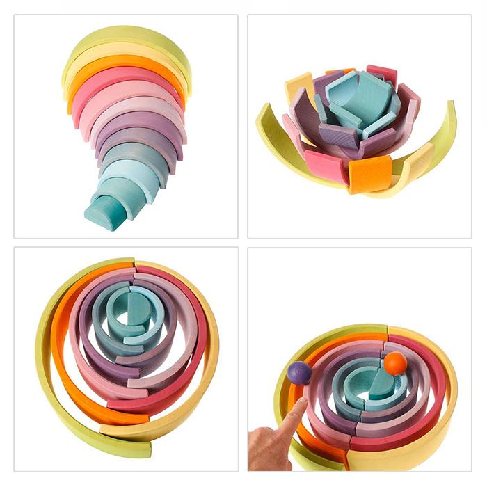 グリムス社 アーチレインボー 大 レインボー パステル モノクロ 虹色