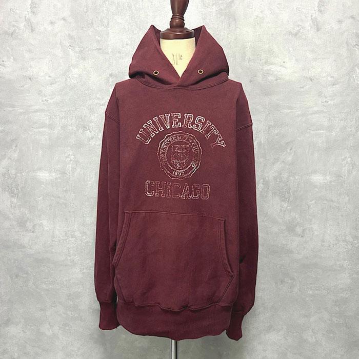 90's Champion Reverse Weave Sweat Hoodie Made in USA L/BURGUNDY 90