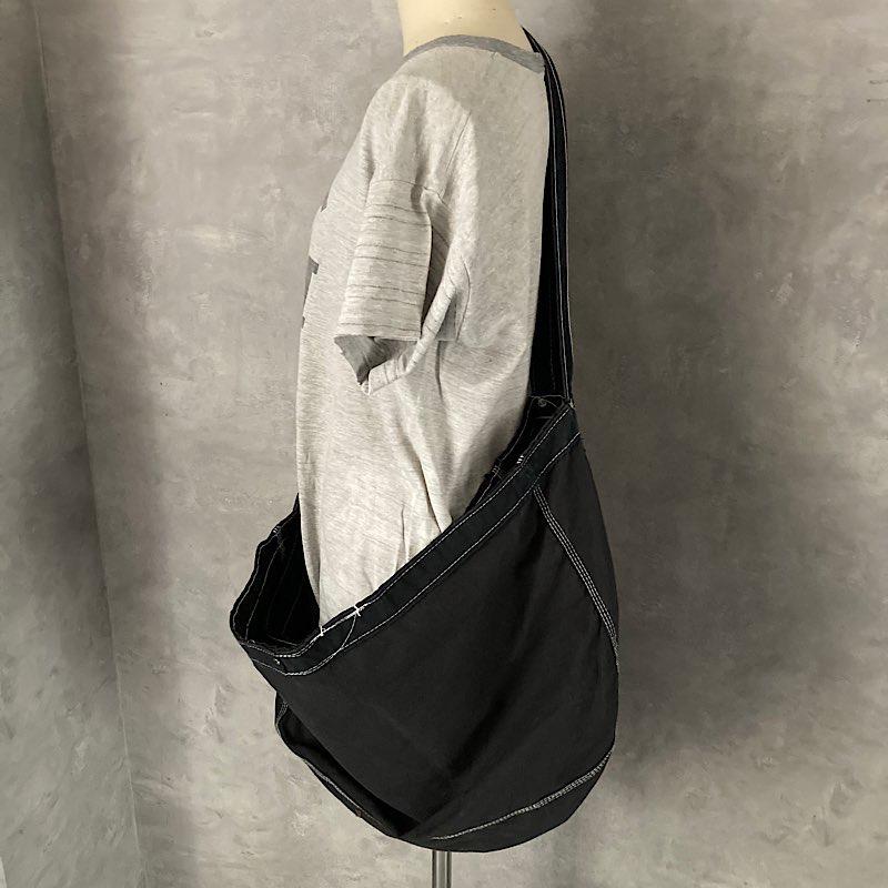 60's SOLID BLACK News Paper Bag 60年代 無地ブラック ニュース