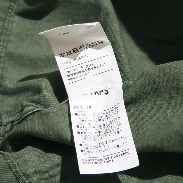 WTAPS（ダブルタップス） 18SS BUDS LS 02/SHIRT.COTTON.GABADINE