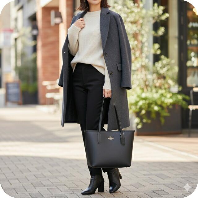 COACH（コーチ） トートバッグ 2way ショルダー レディース レザー