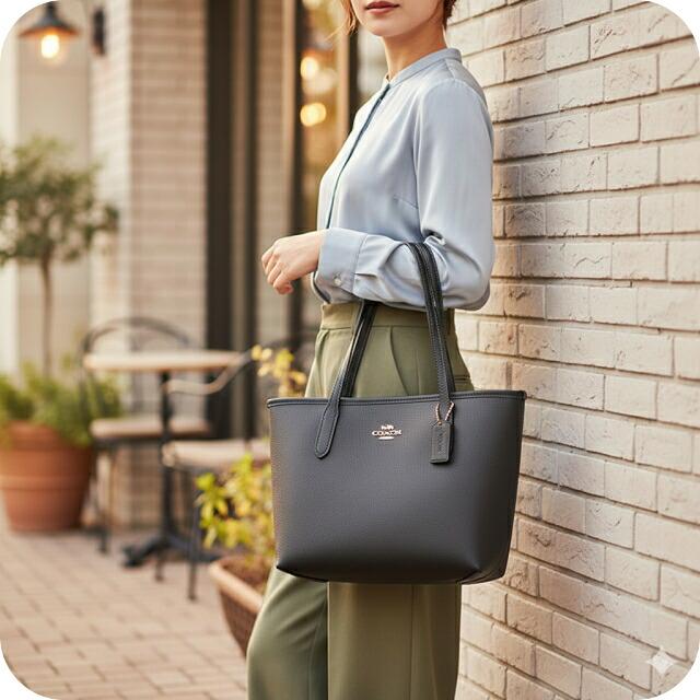 COACH（コーチ） トートバッグ 2way ショルダー レディース レザー