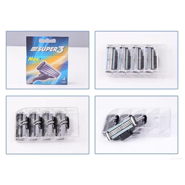 ジレット互換 マッハシン3 替刃 8個set Gillette Machsyn3 3枚歯