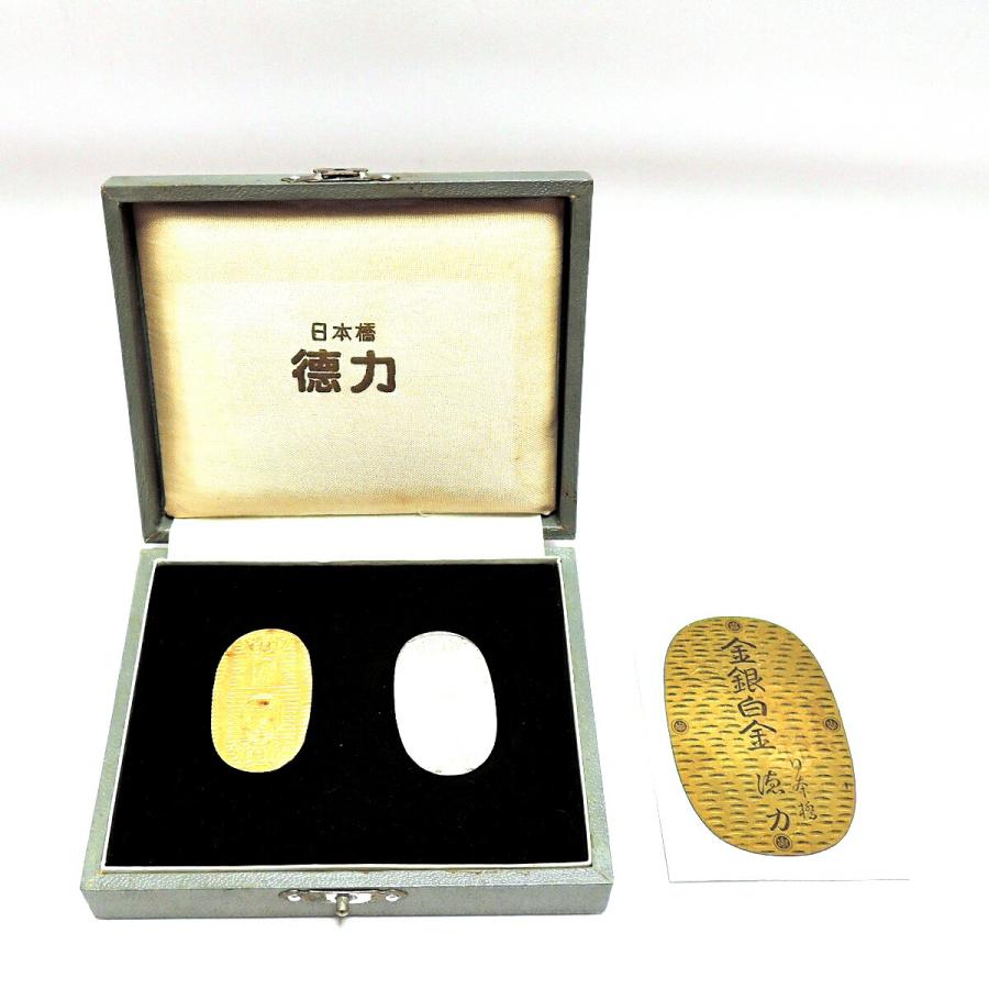 K24 純金 小判 3.8g 純銀 徳力 専用ケース付き 9999刻印 FS Bランク
