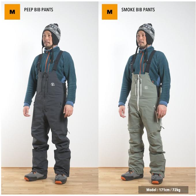 AA（ダブルエー） 【unfudge】アンファッジ 23-24 SMOKE BIB PANTS